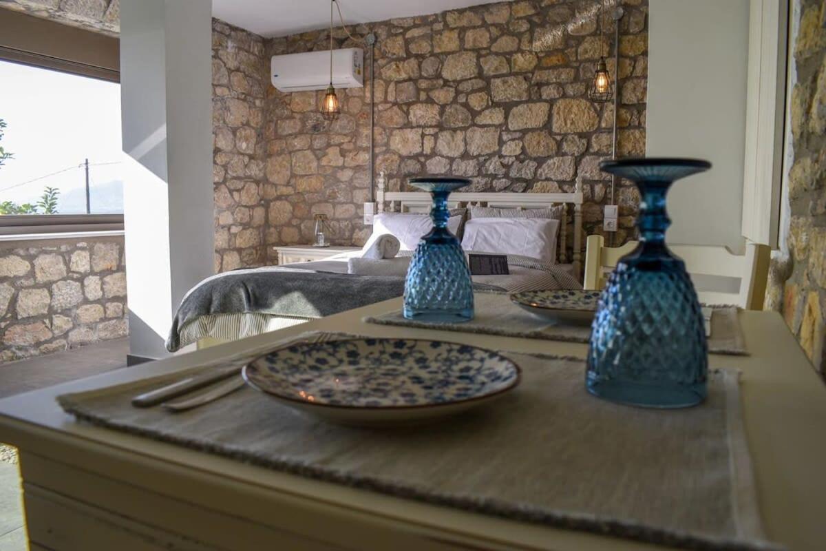 Kitriaí Coastal Stone Hideaway With Stunning Sceneryヴィラ エクステリア 写真